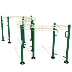 Curved Overhead Ladder Outdoor Body Fitness Exercise Equipment KP-JSQ106