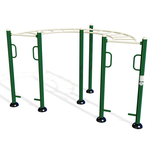 Outdoor Body Fitness Exercise Equipment Curved Overhead Ladder TQ-JS105 Item No:KP-JSQ105