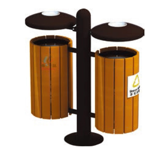 Outdoor trash bin for playground, school, street and park