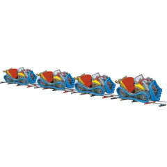 kiddie amusement rides swing mini cartoon train for children