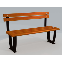 Manufacture of mobiliario urbano bancos / ductile iron leg park bench / garden bench