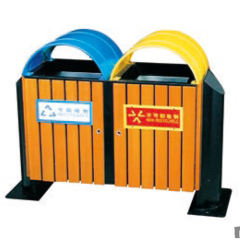 Trash Cans Outdoor Playground Equipment Waste Bins for Resort Place