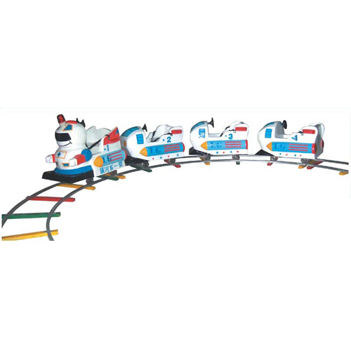 Electric Outdoor And Indoor Kids Funfair Track Train Rides