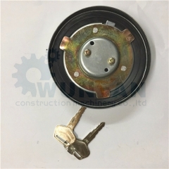 Excavator  Cover Fuel Cap PC200 engine 20Y-04-11160 fuel cap with 787 key