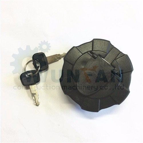 Mini excavator Diesel Cover Fuel Cap Kubota 411-51122 Fuel tank cap with 459A key