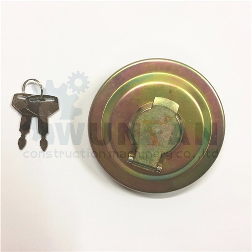 Excavator engine parts SK200 2444R1047 fuel tank cap for kobelco