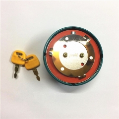 Good quality replacement Excavator SK200 SK300 Fuel Tank Cap With Keys