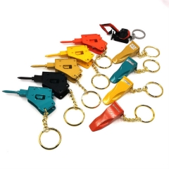 excavatorbucket key chain track shoe key chain