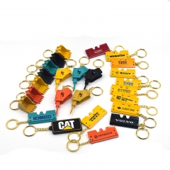 excavatorbucket key chain track shoe key chain