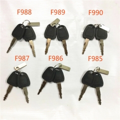 Excavator Heavy Equipment parts Doosan F981 F982 F983 F984 F985 F986 F987 F988 F989 F990 Ignition Key