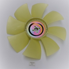 high quality excavator hitachi 4BG1 Engine spare parts 8 blade Cooling Fan Blade