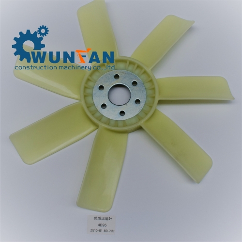 high quality excavator komatsu 4D95 Engine spare parts 7 blade Cooling Fan Blade