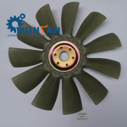 high quality excavator komatsu 4D102 Engine spare parts 11 blade Cooling Fan Blade