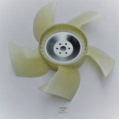 high quality excavator hitachi ZAX200-3 4HK1 Engine spare parts 5 blade Cooling Fan Blade