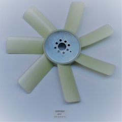 high quality excavator 4D31 Engine spare parts 7 blade Cooling Fan Blade