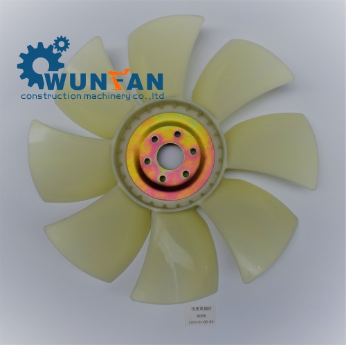 high quality excavator komatsu 4D95 Engine spare parts 8 blade Cooling Fan Blade