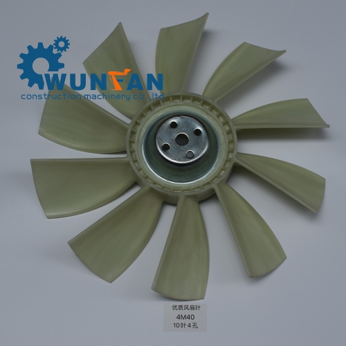 high quality excavator 4M40 Engine spare parts10 blade Cooling Fan Blade