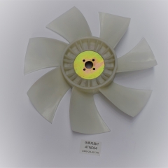 high quality excavator yanmar 4TNE94 Engine spare parts 7 blade Cooling Fan Blade