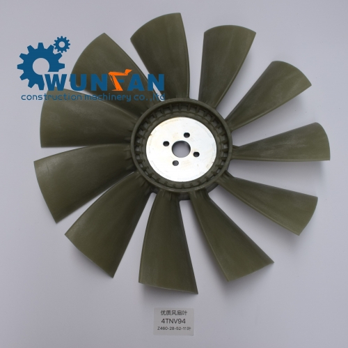 high quality excavator yanmar 4TVE94 Engine spare parts 11 blade Cooling Fan Blade