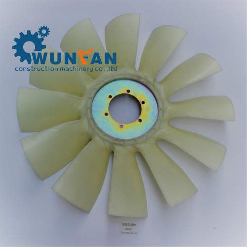 high quality excavator 6D22 Engine spare parts 12 blade Cooling Fan Blade 700*108*128