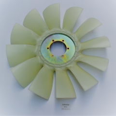 high quality excavator kobelco 6D16 Engine spare parts 12 blade Cooling Fan Blade with size 650*108*128