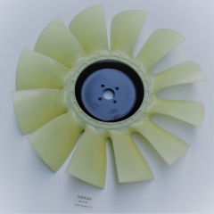 high quality excavator kobelco 6D14 Engine spare parts 12 blade Cooling Fan Blade with size 600*38*66