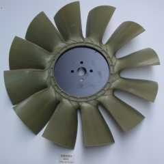 high quality excavator 6D31 Engine spare parts 12 blade Cooling Fan Blade with size 600*34*72