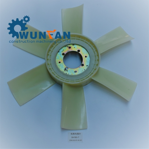 high quality excavator Doosan DH150-7 Engine spare parts 6 blade Cooling Fan Blade