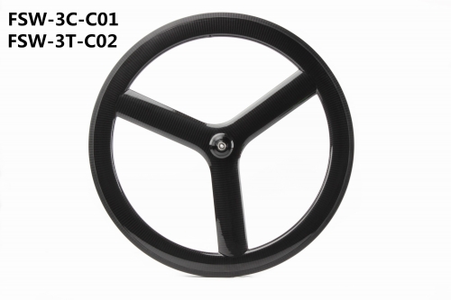 23mm Wide 3-Spoke Clincher Wheel