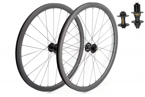 Feder 27mm/28mm(wide) Chris King R45 built tubeless wheel set