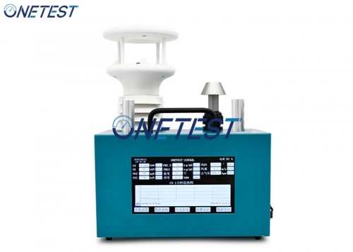 ONETEST-101 AQ室内快適度検出器は気象パラメータモニタリングをオプションで配合する。