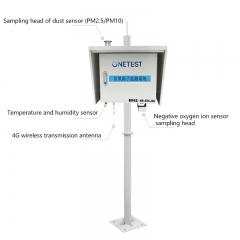 Système de surveillance en ligne des ions négatifs de la série ONETEST-500XP - mesure en ligne et publication des données des ions négatifs de l'air négatif de la forêt.