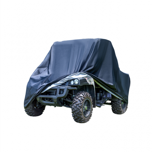 XYZCTEM® UTV Cover with Heavy Duty Black Oxford Waterproof Material, 114.17" x 59.06" x 74.80" (290 150 190cm) Included Storage Bag. Protects UTV From