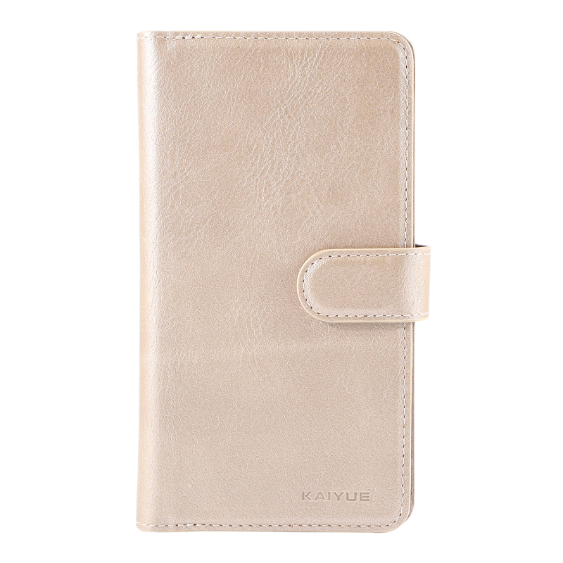 KAIYUE Multiple Cards Flip Case Gold