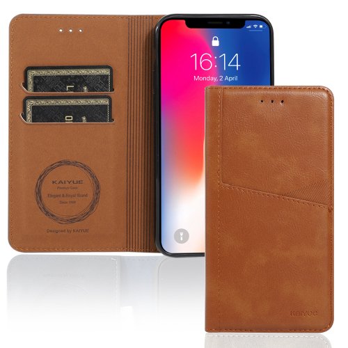 KAIYUE Magnet Filp case BROWN