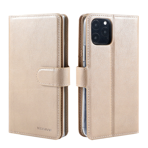 KAIYUE Multiple Cards Flip Case Gold