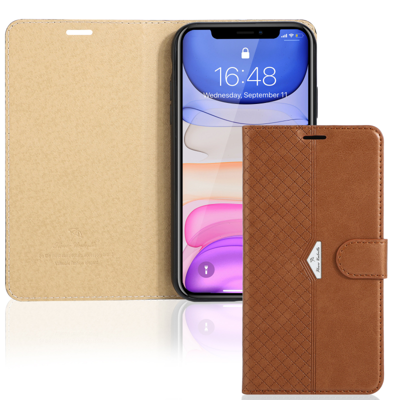 Flower Umbrella Classical Flip Case Brown