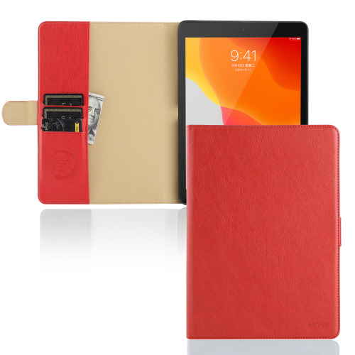 KAIYUE Wallet Tablet Case Red