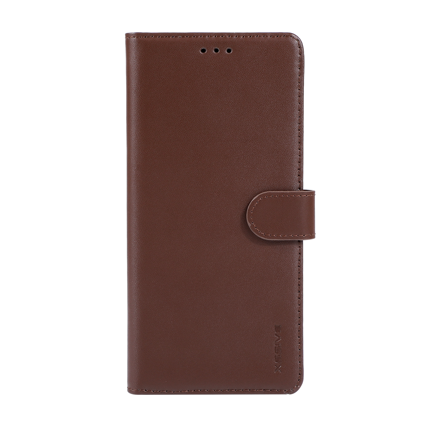 KAIYUE Real Leather Wallet Case Brown