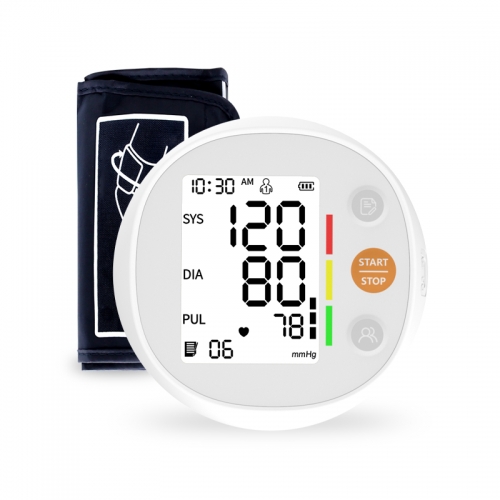 AOJ-30Q Arm Blood Pressure Monitor Round Design BP Meter