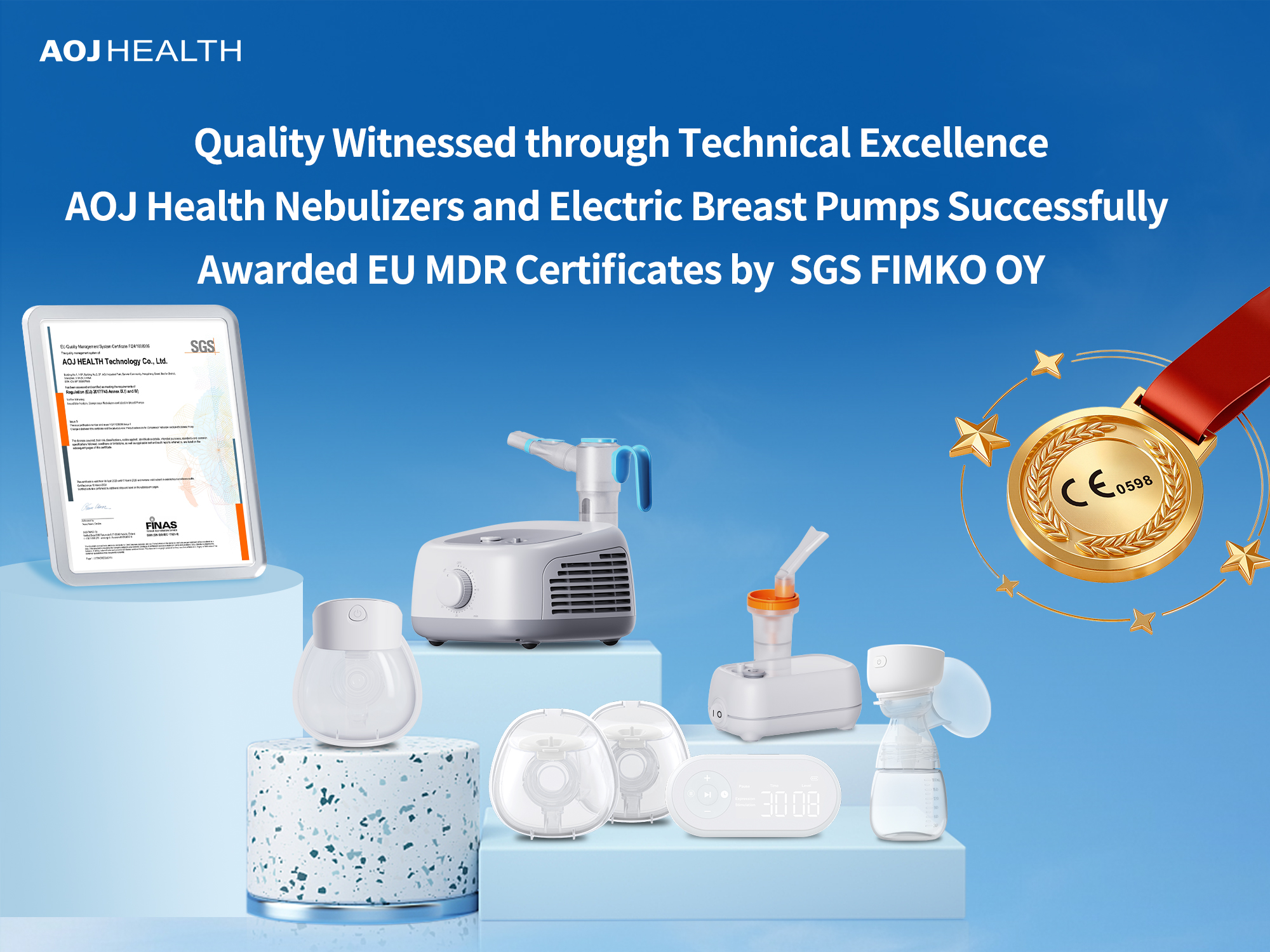 【Big News】AOJ Medical is Now EU MDR CE Certified