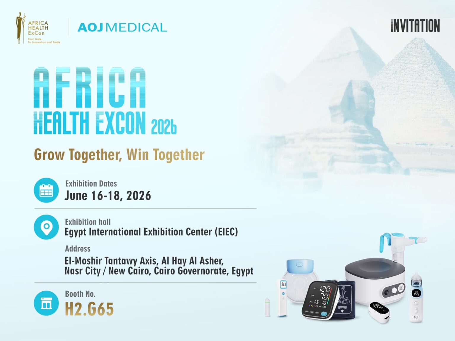 Grow Together, Win Together! Join AOJ Medical at Africa Health ExCon 2026