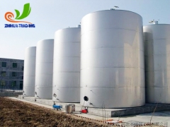 Vertical stainless steel tank