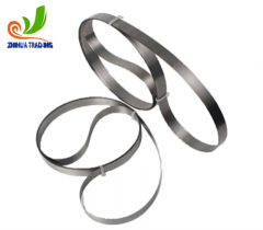 Stainless steel band saw blade for paper machine