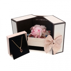 Newest selling attractive style flower holiday gift box jewelry storage boxes