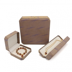 Latest product excellent quality premium gift box for jewelry packing necklace storage box