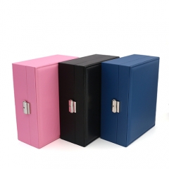 High Quality PU Leather Organizer Storage Box For Jewelry