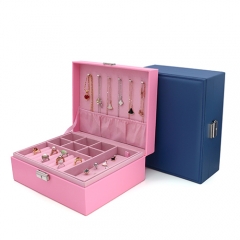 High Quality PU Leather Organizer Storage Box For Jewelry