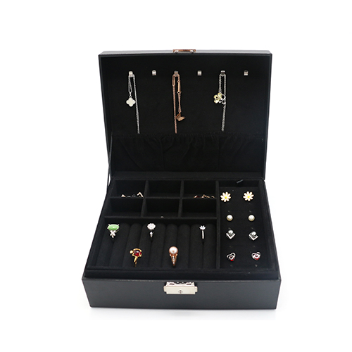 Latest Design Hot Selling PU Leather Organizer Storage Box For Jewelry