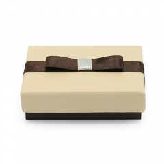 Popular Paper Gift Box With Ribbon On Lid